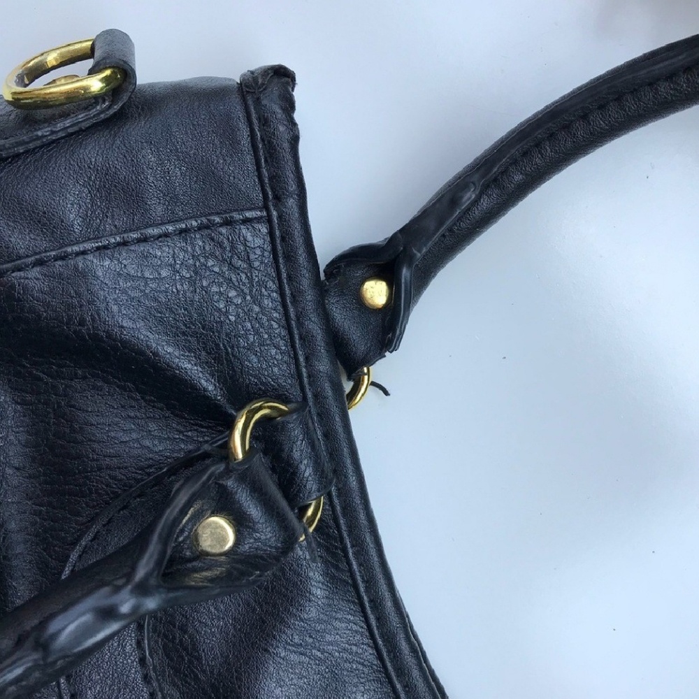๐ฅ๐Tory Burch Hobo Black Leather Purse๐๐ฅ - Picture 4 of 7